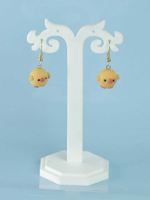 Cute Duck Clay Earrings (2)