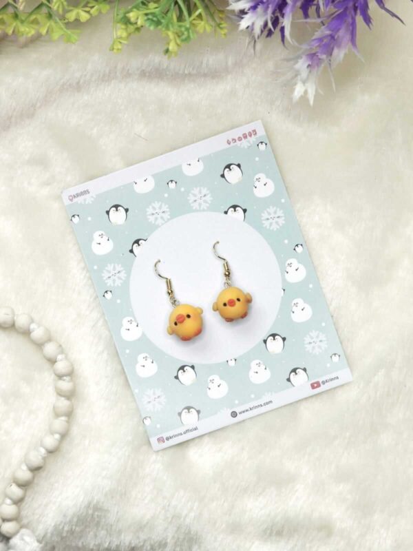 Cute Duck Clay Earrings