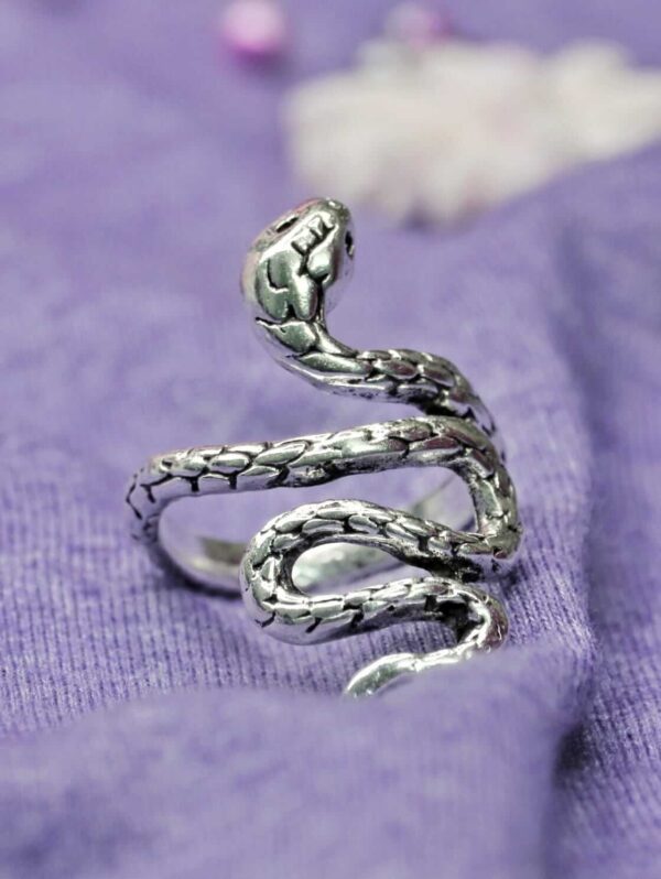 Winding Snake Ring Adjustable - Free size Unisex Rings